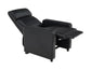 Toohey Upholstered Tufted Recliner Living Room Set Black 600181-S3B Coaster FredCo
