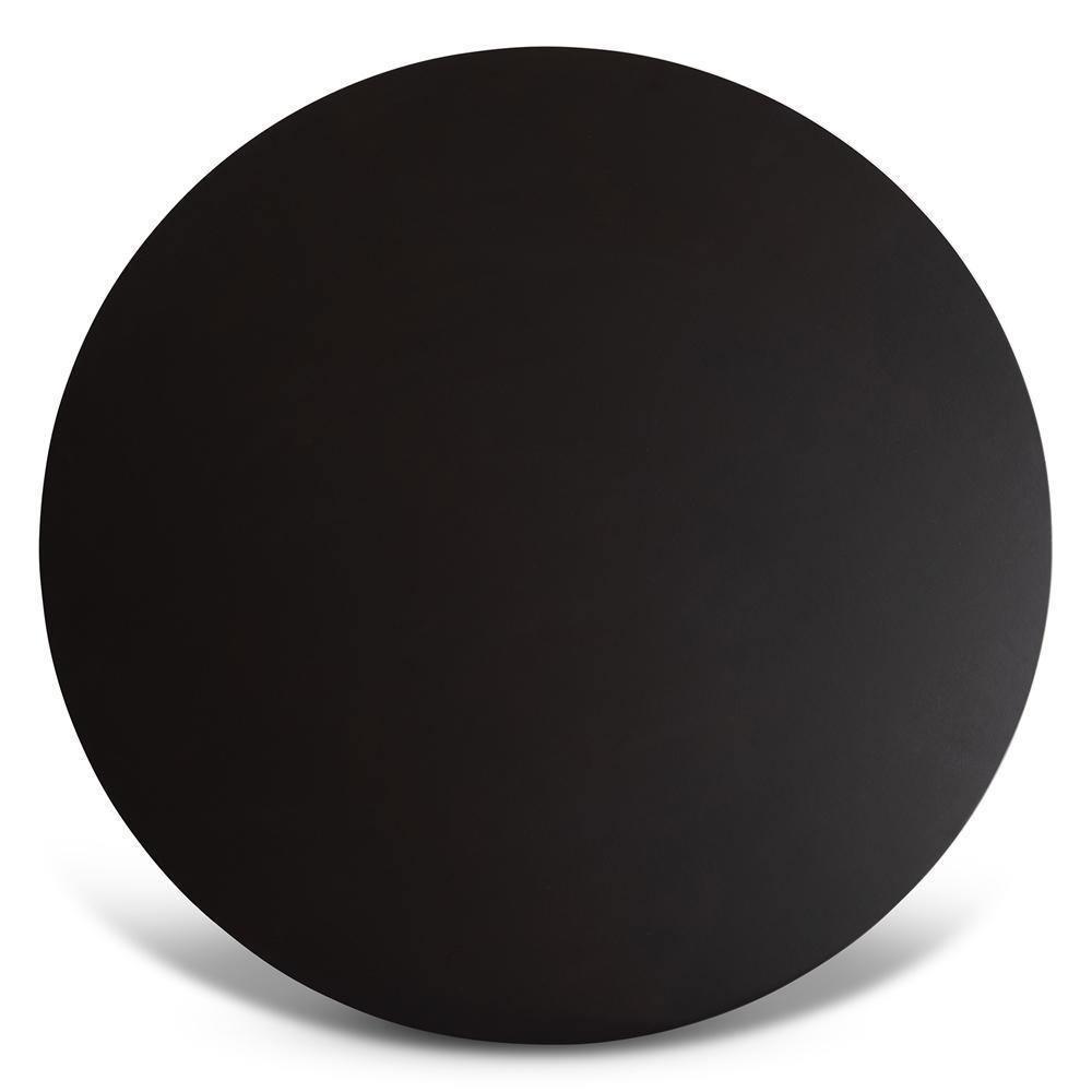 Torin Modern and Contemporary Dark Brown Faux Leather Upholstered and Dark Brown Finished Wood 5-Piece Dining Set FredCo