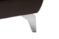 Townsend Modern Brown Full Leather Sectional Sofa with Right Facing Chaise FredCo