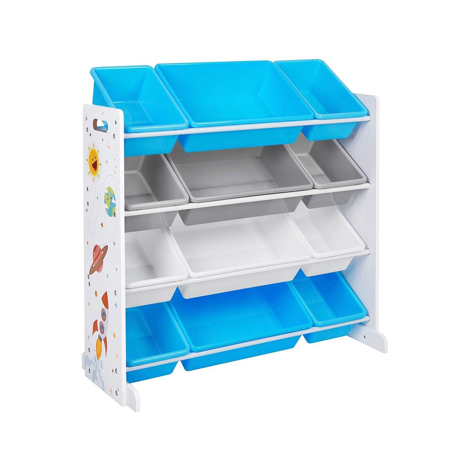 Toy Storage Unit with 12 Removable Bins FredCo