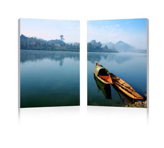 Traditional Travel Mounted Photography Print Diptych FredCo