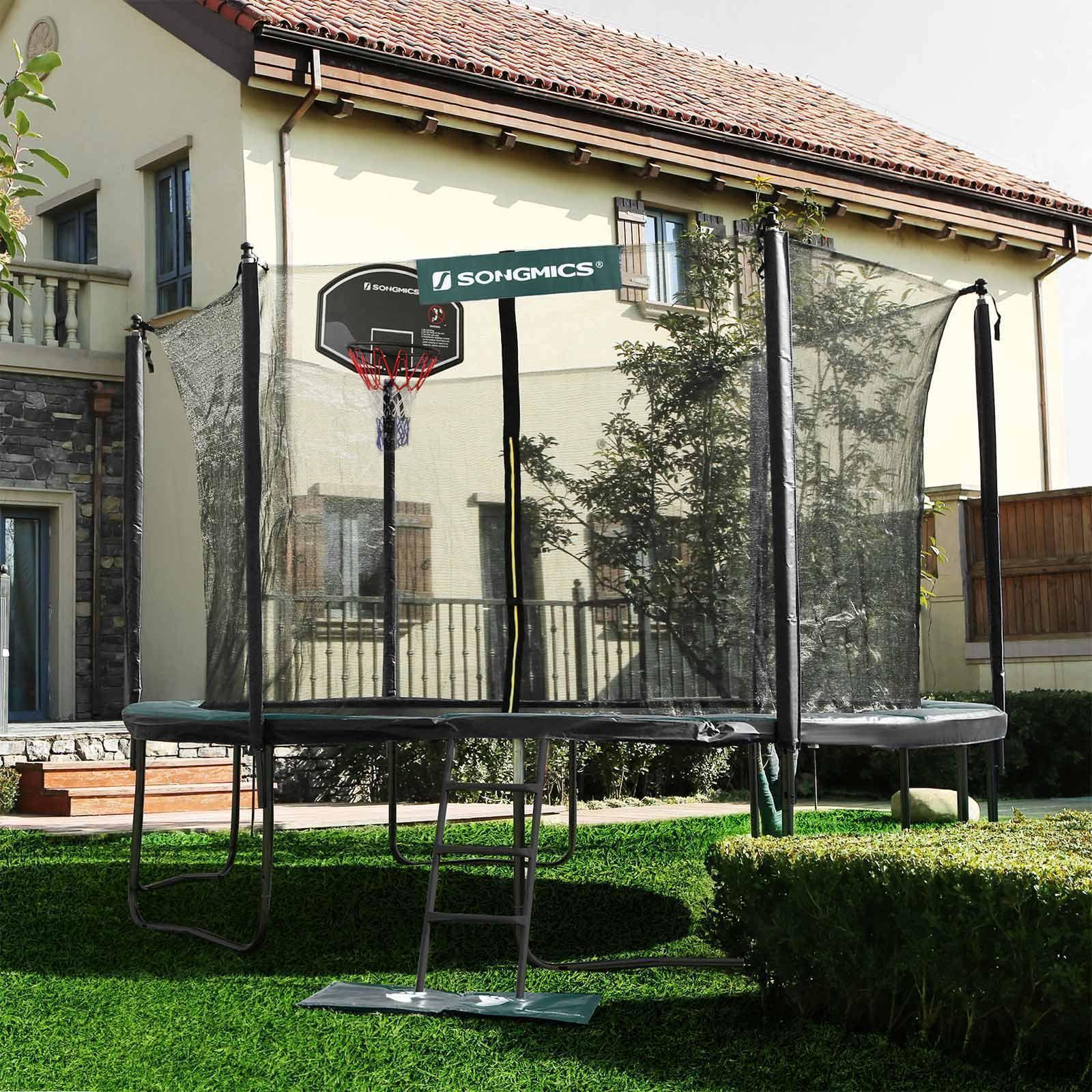 Trampoline with Enclosure Net Green FredCo