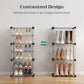 Transparent Plastic Cube Storage Organizer for Shoes FredCo
