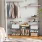 Transparent Plastic Cube Storage Organizer for Shoes FredCo