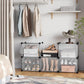 Transparent Portable Cube Shoe Storage Organizer FredCo