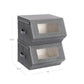 Transparent Windows Storage Bins FredCo