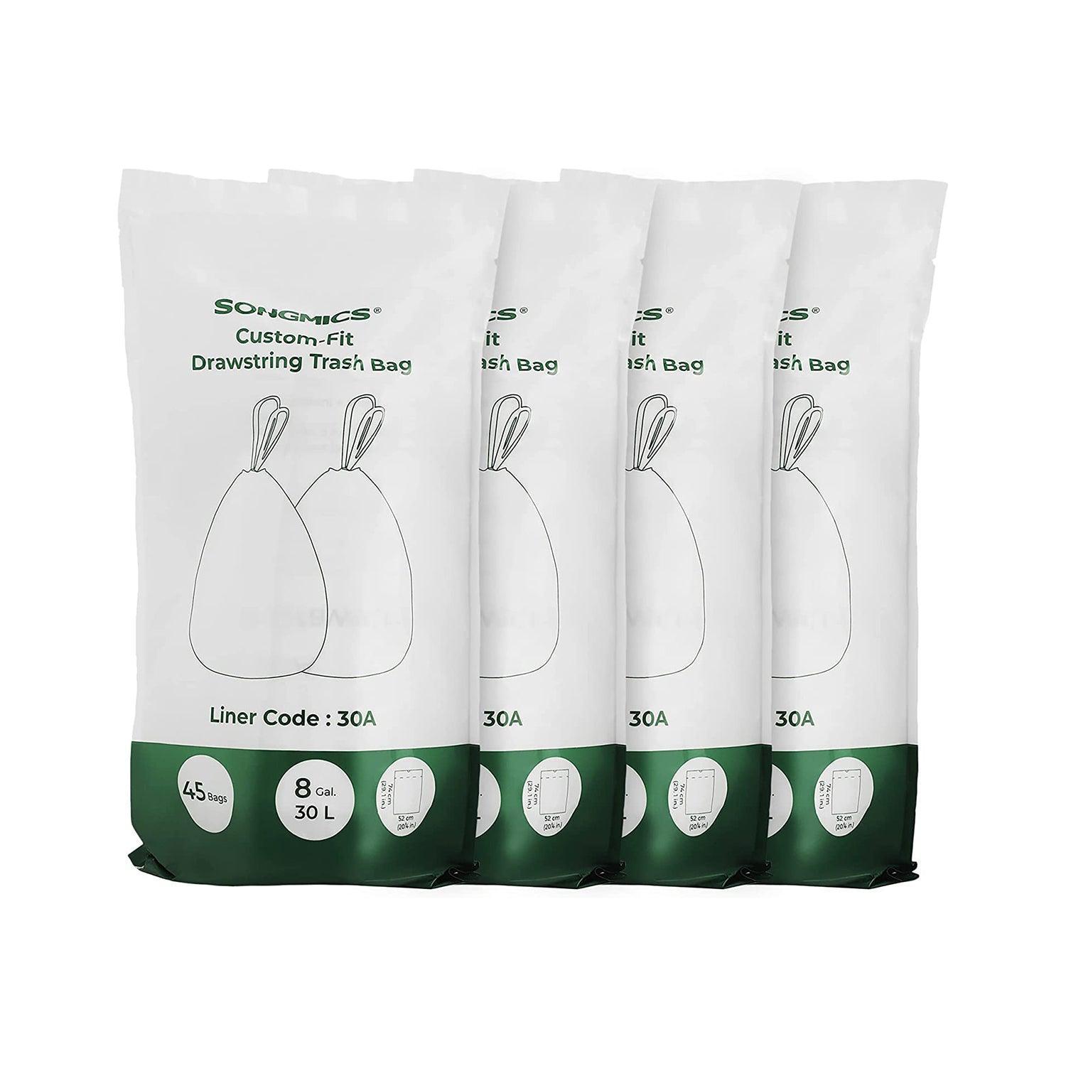 Trash Bag with Drawstring 8 Gallon FredCo