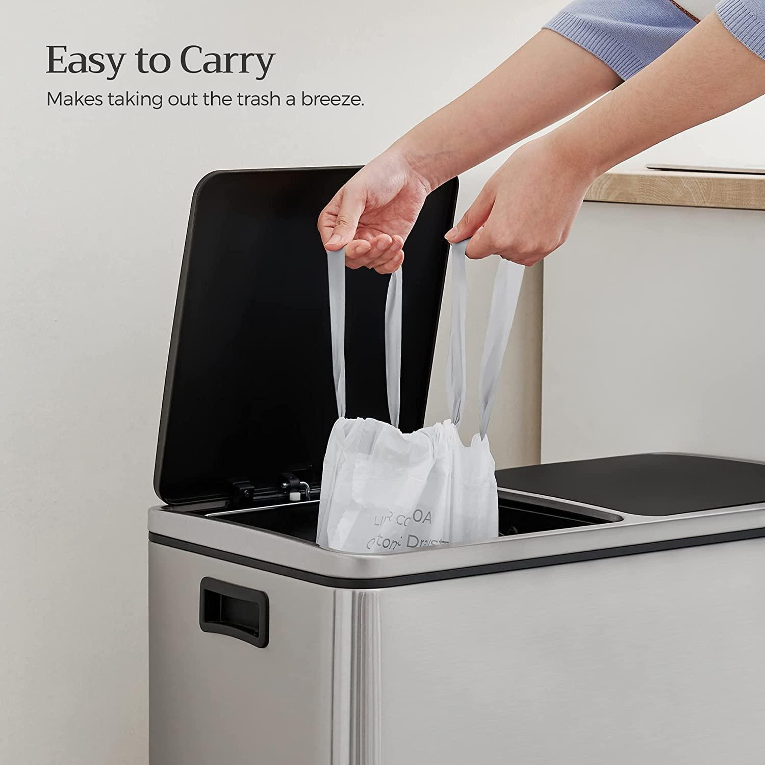 Trash Bag with Drawstring 8 Gallon FredCo