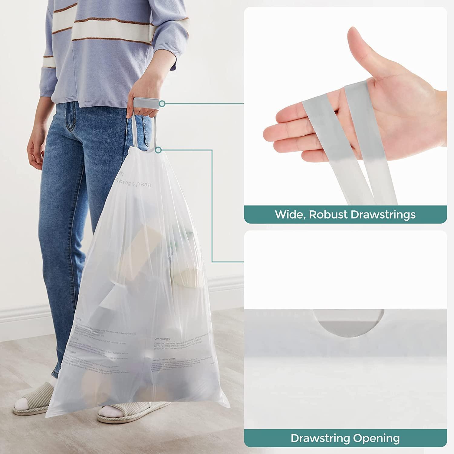 Trash Bag with Drawstring 8 Gallon FredCo