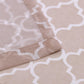Trellis Geometric Printed Sheer Grommet Panel 2-Piece Curtain Set FredCo