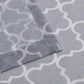 Trellis Geometric Printed Sheer Grommet Panel 2-Piece Curtain Set FredCo