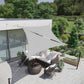 Triangle Sun Shade Sail Grey FredCo