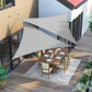 Triangle Sun Shade Sail Grey FredCo