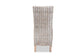 Trianna Rustic Transitional Whitewashed Rattan and Natural Brown Finished Wood Dining Chair FredCo