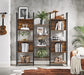 Triple Wide 5 Tier Bookshelf FredCo
