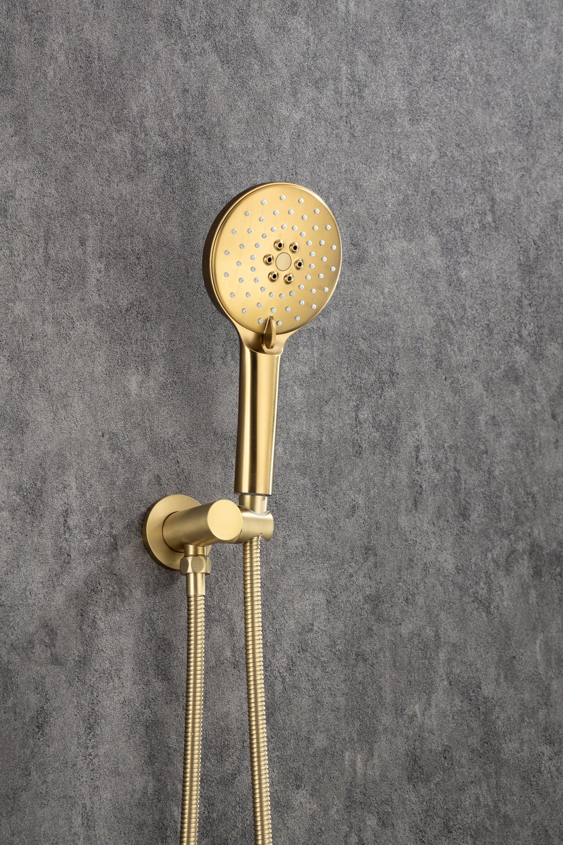 Tub Shower Faucets Sets Complete Bathtub Faucet Set Brushed Nickel Bathtub Shower System with Tub Spout FredCo