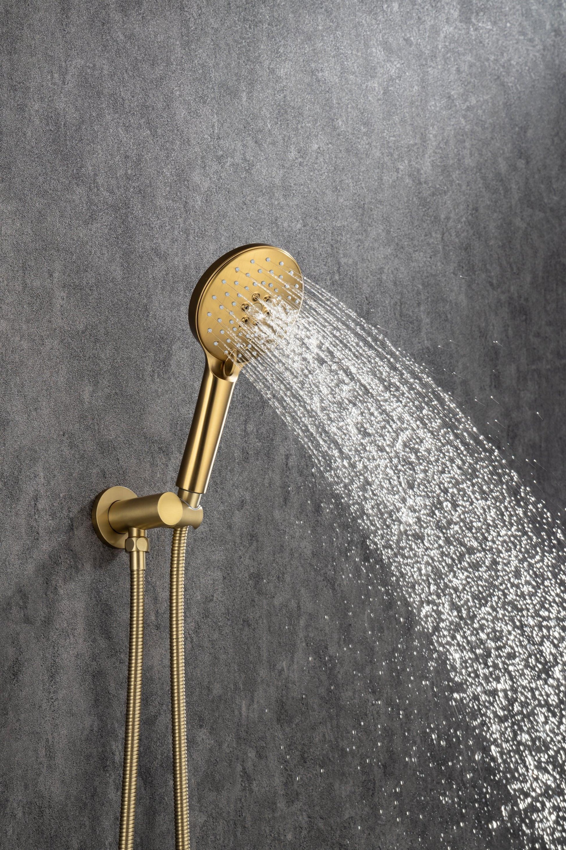 Tub Shower Faucets Sets Complete Bathtub Faucet Set Brushed Nickel Bathtub Shower System with Tub Spout FredCo