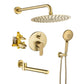 Tub Shower Faucets Sets Complete Bathtub Faucet Set Brushed Nickel Bathtub Shower System with Tub Spout FredCo