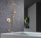 Tub Shower Faucets Sets Complete Bathtub Faucet Set Brushed Nickel Bathtub Shower System with Tub Spout FredCo