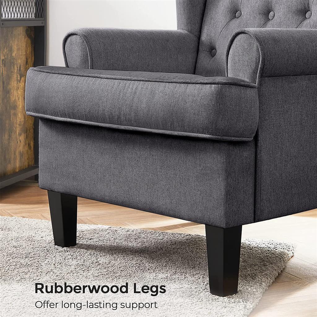 Tufted Fabric Armchair FredCo
