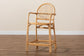 Tugera Modern Bohemian Natural Brown Rattan Counter Stool FredCo