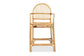 Tugera Modern Bohemian Natural Brown Rattan Counter Stool FredCo