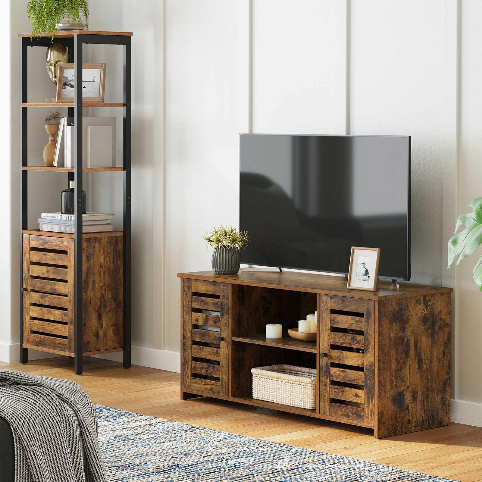 TV Cabinet Rustic Brown FredCo