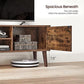 TV Stand for TVs up to 55 Inches, Rustic Brown FredCo