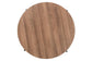 Umar Modern Industrial Walnut Brown Finished Wood and Black Metal Coffee Table FredCo