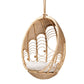 Umika Modern Bohemian Natural Brown Rattan Hanging Chair FredCo