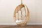 Umika Modern Bohemian Natural Brown Rattan Hanging Chair FredCo