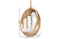 Umika Modern Bohemian Natural Brown Rattan Hanging Chair FredCo