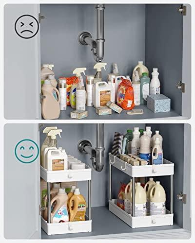Under Sink Organizers and Storage White FredCo
