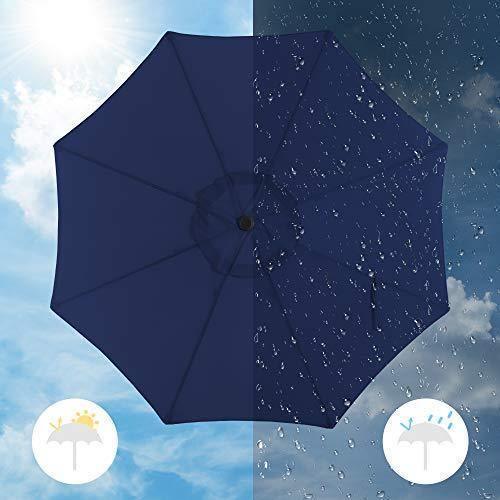 UPF50 Plus Outdoor Umbrella Blue FredCo