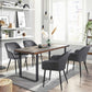 Upholstered Dining Chair Gray FredCo