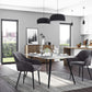 Upholstered Dining Chair Gray FredCo
