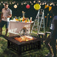 Upland Charcoal Fire Pit with Cover-Antique Finish FredCo