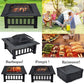 Upland Charcoal Fire Pit with Cover-Antique Finish FredCo