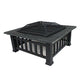 Upland Charcoal Fire Pit with Cover-Antique Finish FredCo