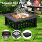 Upland Charcoal Fire Pit with Cover-Antique Finish FredCo