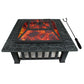 Upland Charcoal Fire Pit with Cover-Antique Finish FredCo