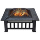 Upland Charcoal Fire Pit with Cover-Antique Finish FredCo