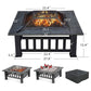 Upland Charcoal Fire Pit with Cover-Antique Finish FredCo