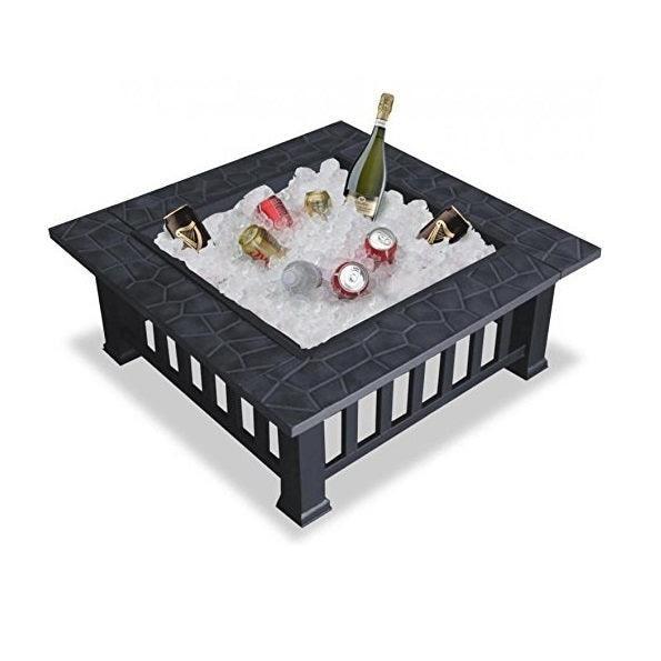 Upland Charcoal Fire Pit with Cover-Antique Finish FredCo