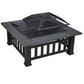 Upland Charcoal Fire Pit with Cover-Antique Finish FredCo