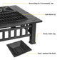 Upland Charcoal Fire Pit with Cover-Antique Finish FredCo