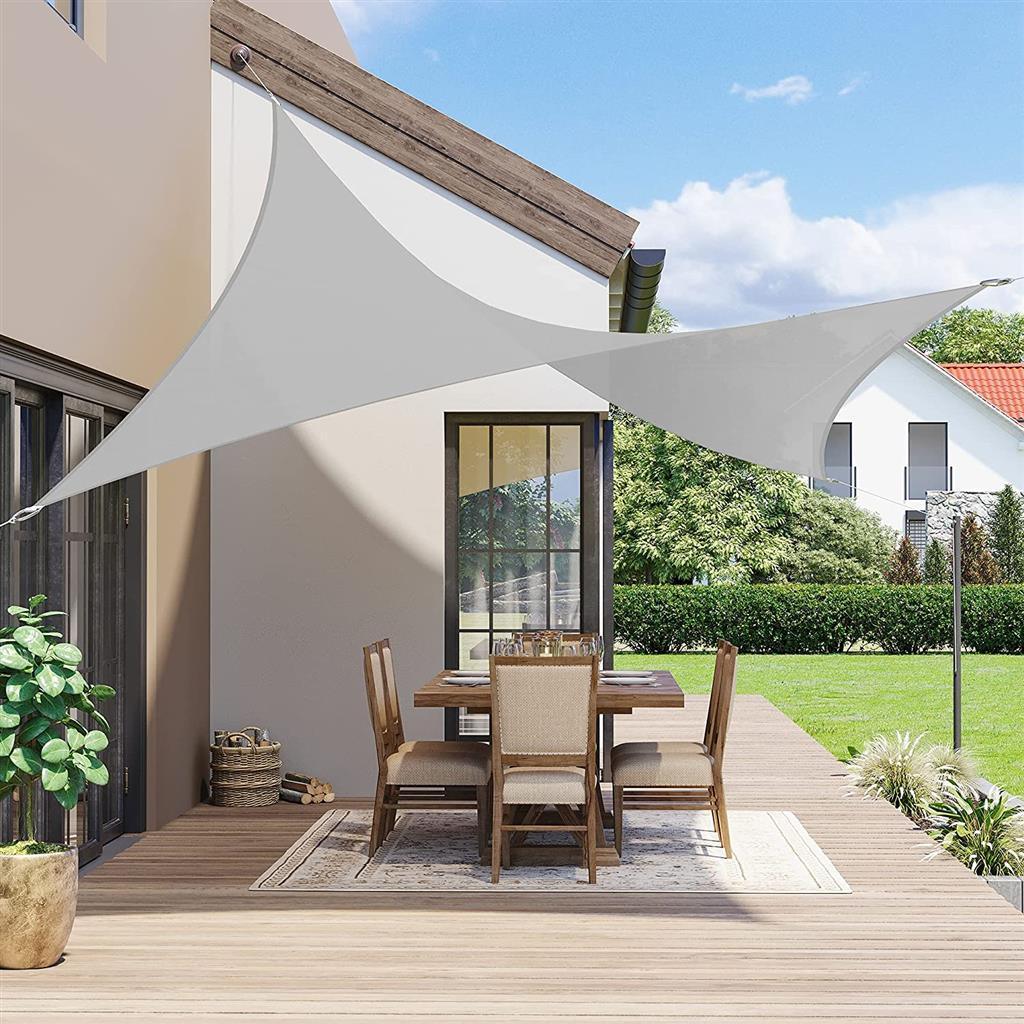 UV Block Canopy Awning Gray 12ft x 12ft FredCo