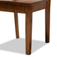 Valda Modern and Contemporary Transitional Walnut Brown Finished Wood 5-Piece Dining Set FredCo
