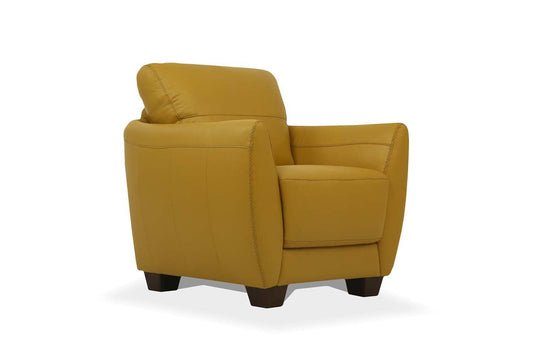 Valeria Chair Mustard Leather FredCo