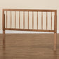 Valin Modern and Contemporary Ash Walnut Finished Wood Queen Size Headboard FredCo